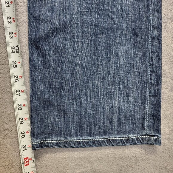 BKE Jeans Mens 36R 36x31 Derek Bootcut Stretch Denim Whiskered Western Casual - Picture 7 of 12
